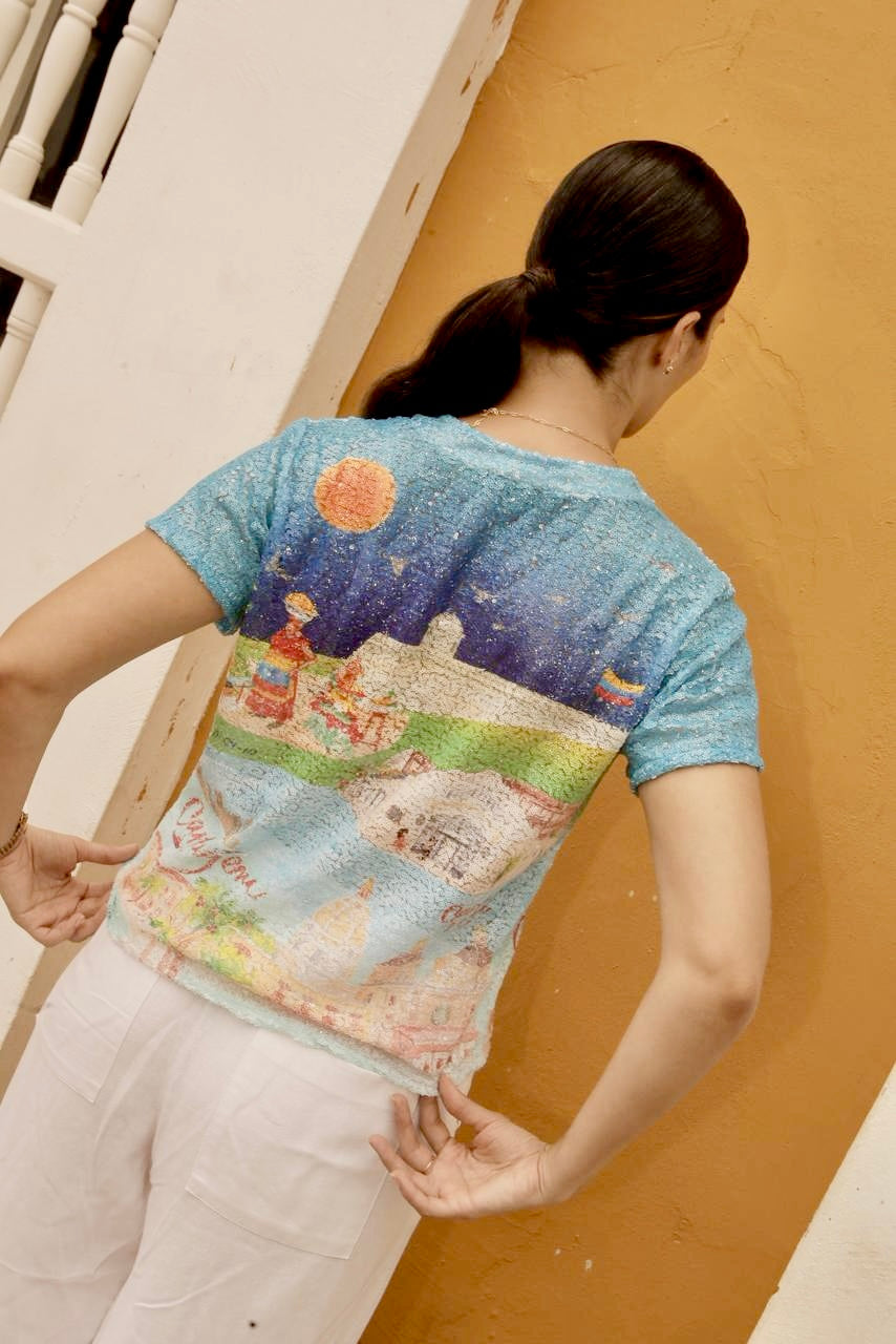 Blusa “Castillo Grande”